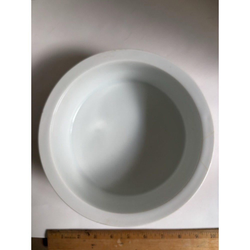 Rosenthal Philip Durabel Kronach Bavaria Orange White Peach Casserole Dish 8" - Picture 7 of 11